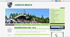 Desktop Screenshot of hargitamegye.ro